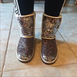 UGG glitter boots